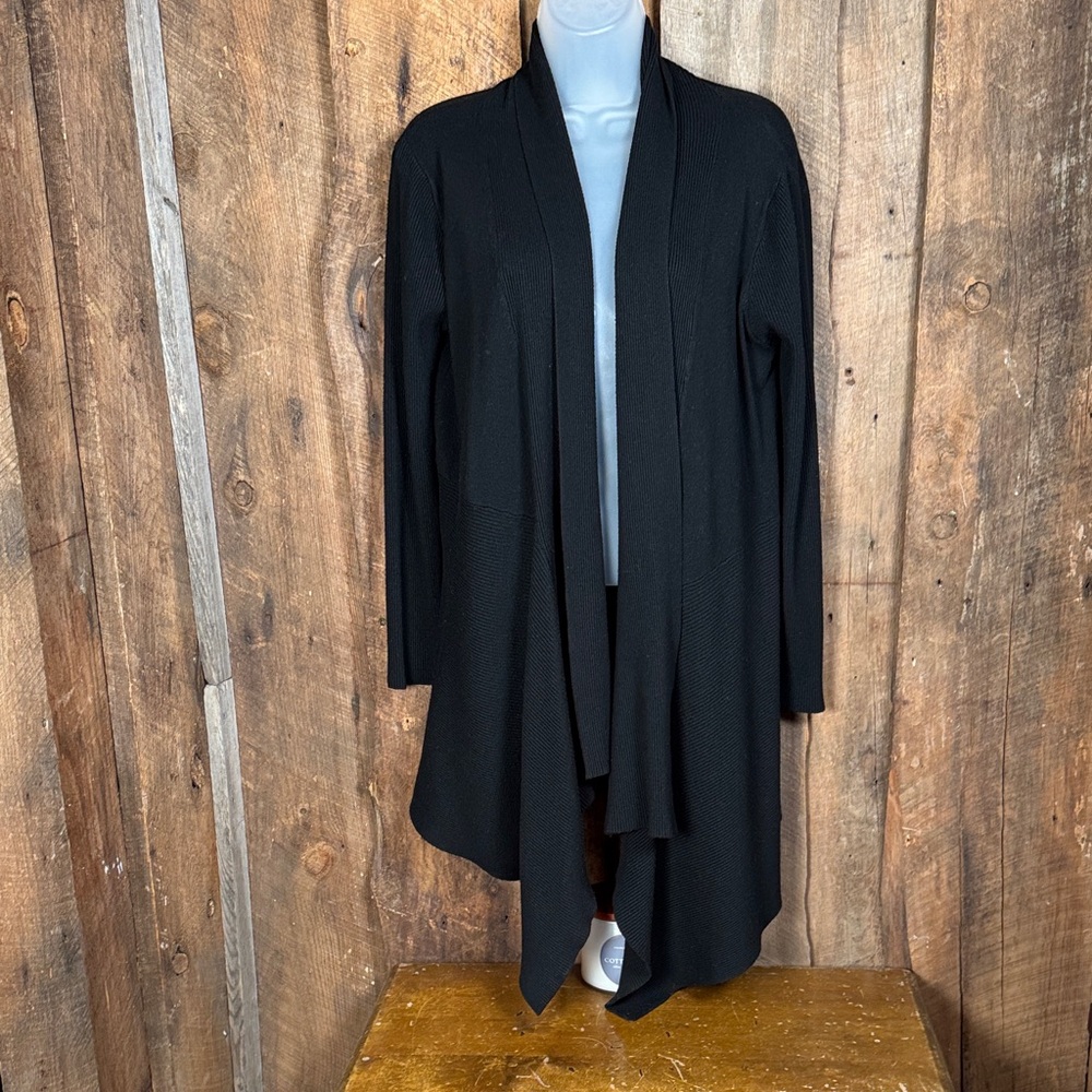 Allie Rose Elegant Black Women's Cardigan
